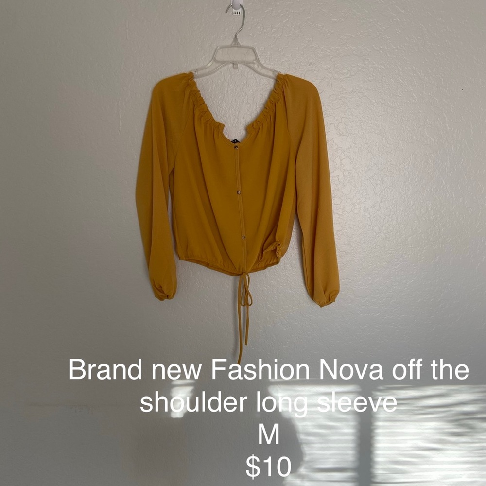 Long sleeve crop